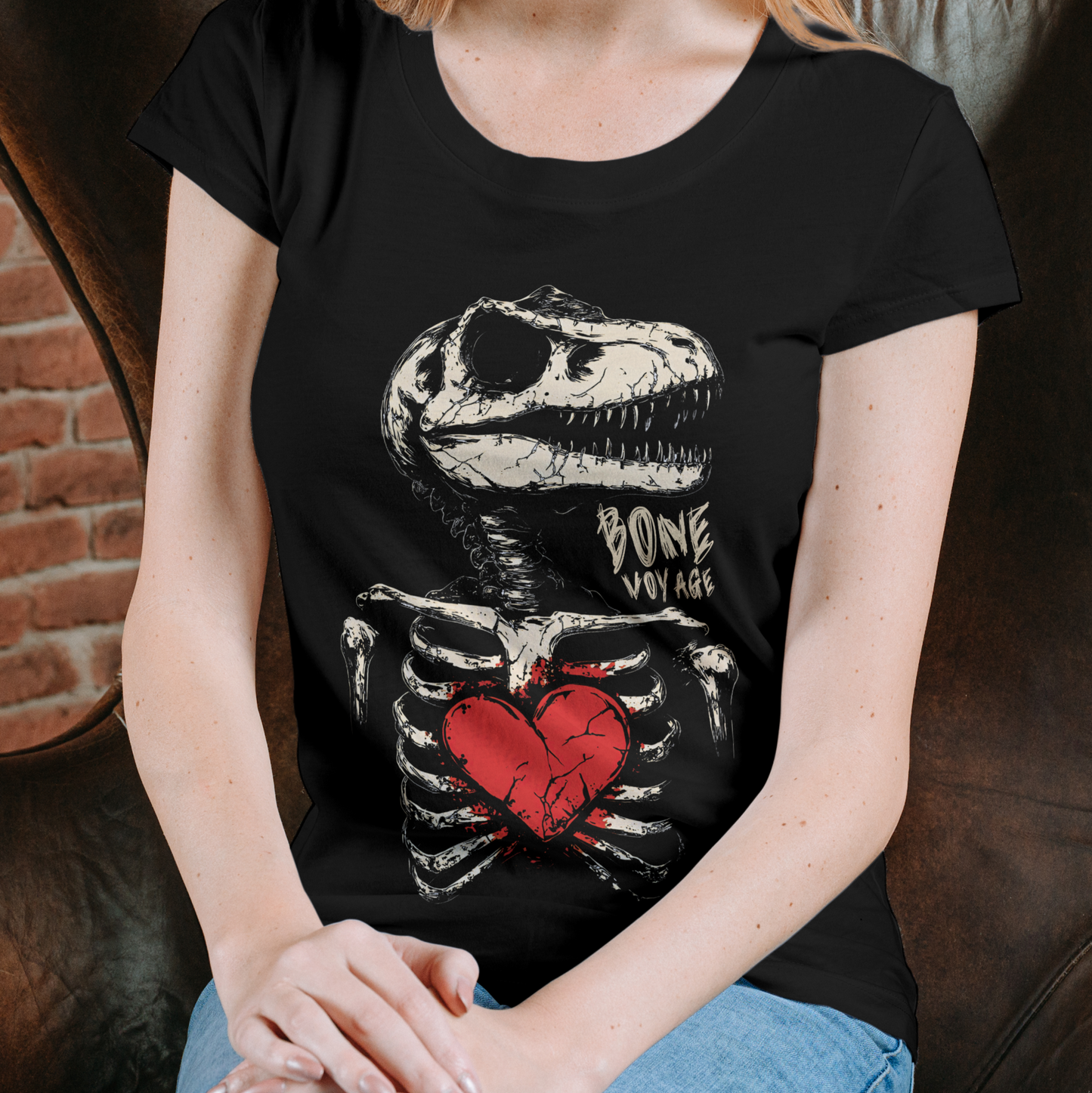 Heart & Bones Dino Tee