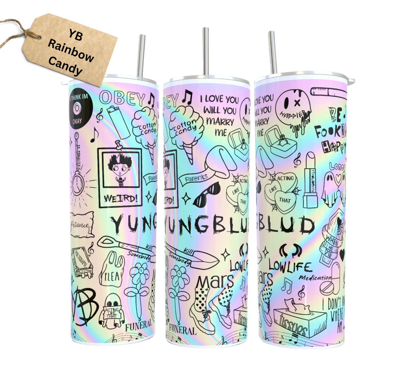 YunggBludd Lyric Tumbler