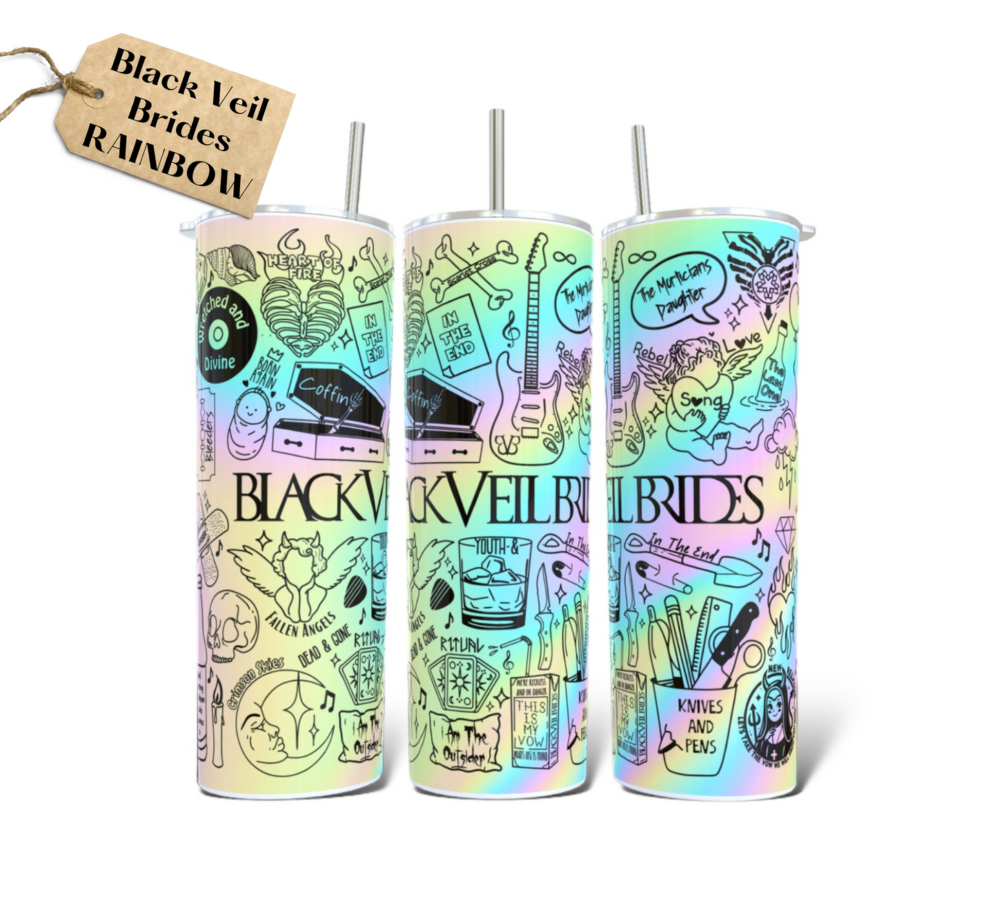 Black Veil Brides Tumbler 20opz