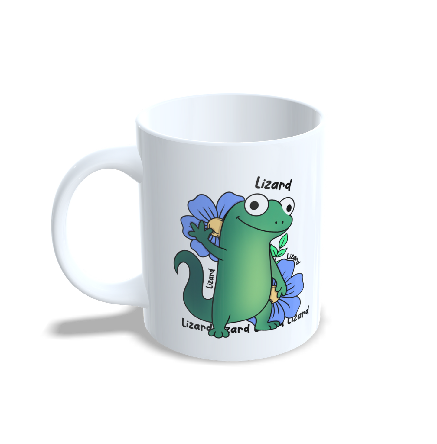 Lizard meme mug