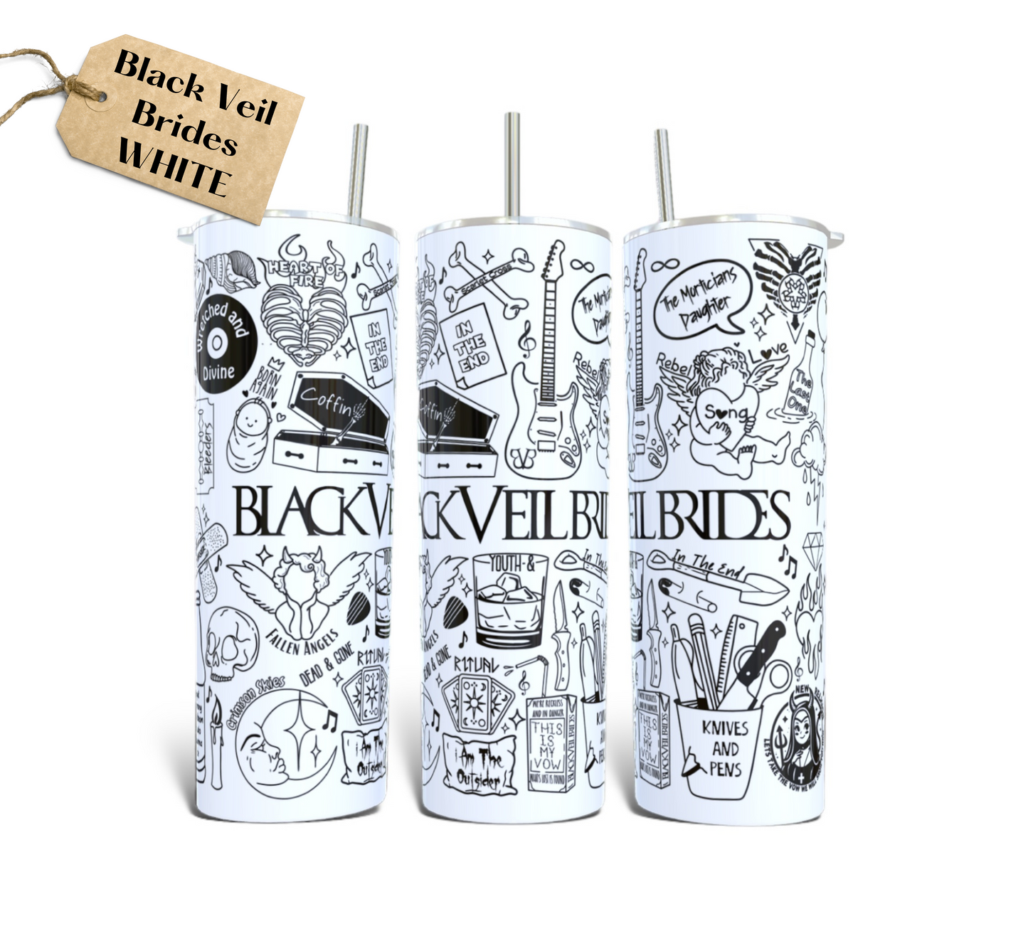 Black Veil Brides Tumbler 20opz