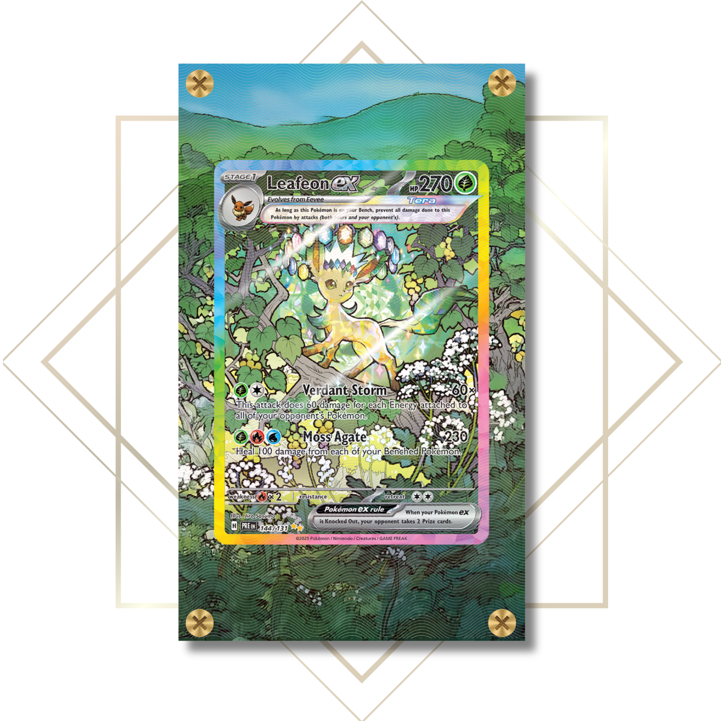 Leafeon ex #144/131: Extended Art Frame