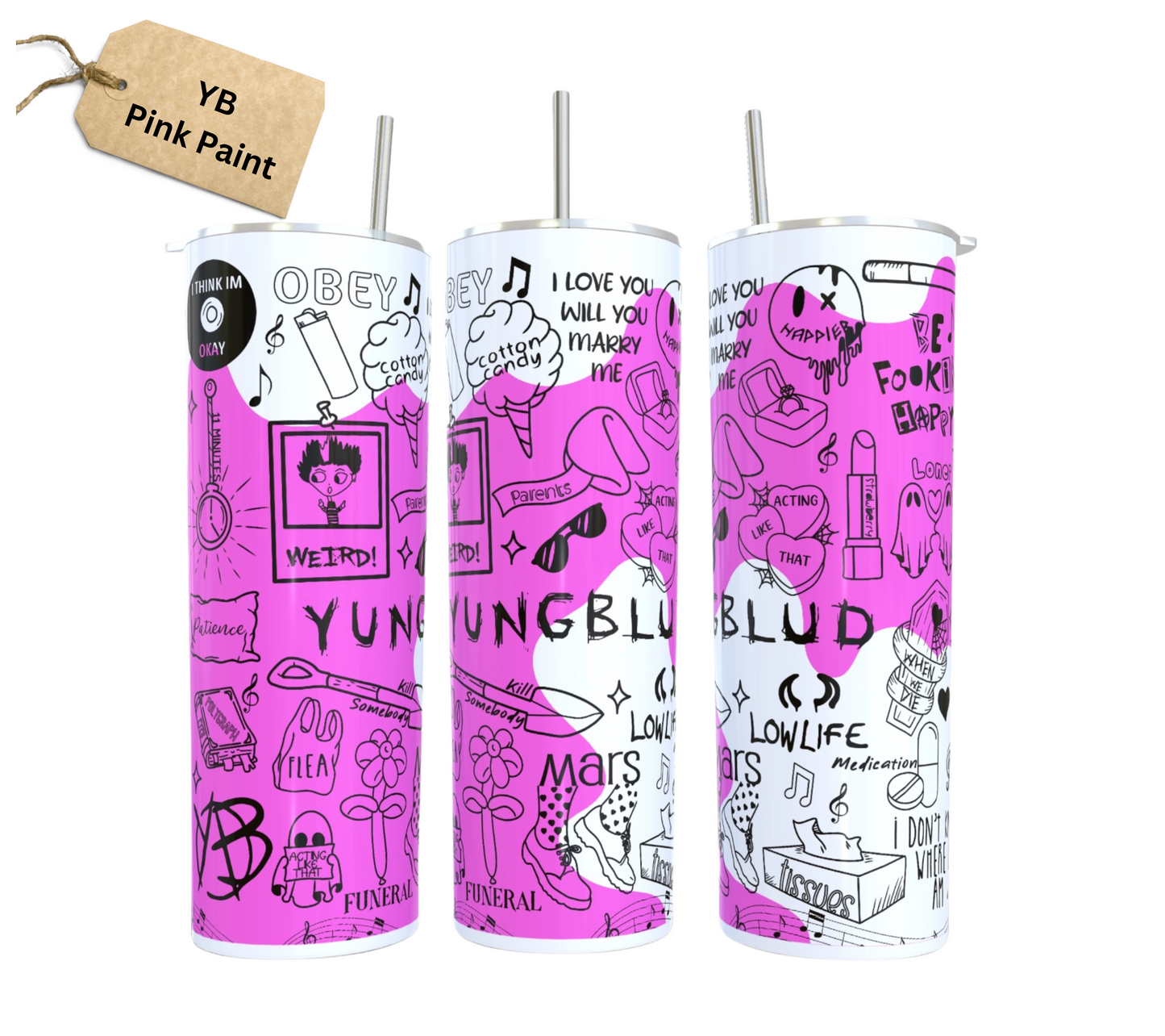 YunggBludd Lyric Tumbler