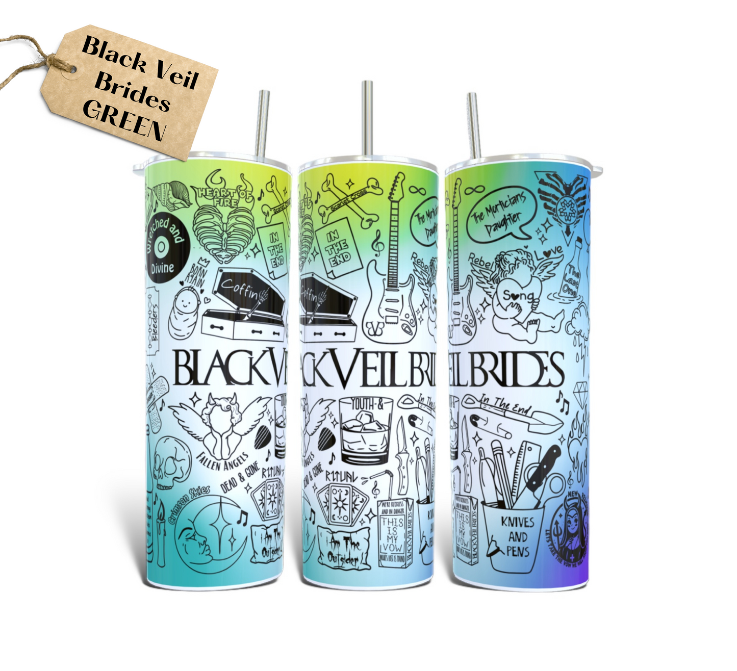 Black Veil Brides Tumbler 20opz