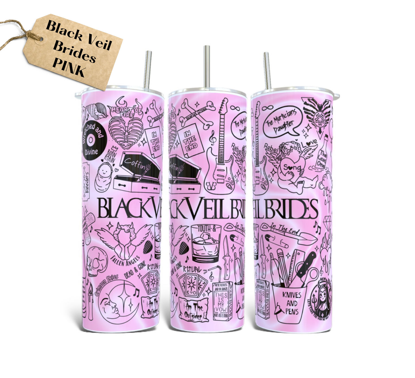 Black Veil Brides Tumbler 20opz