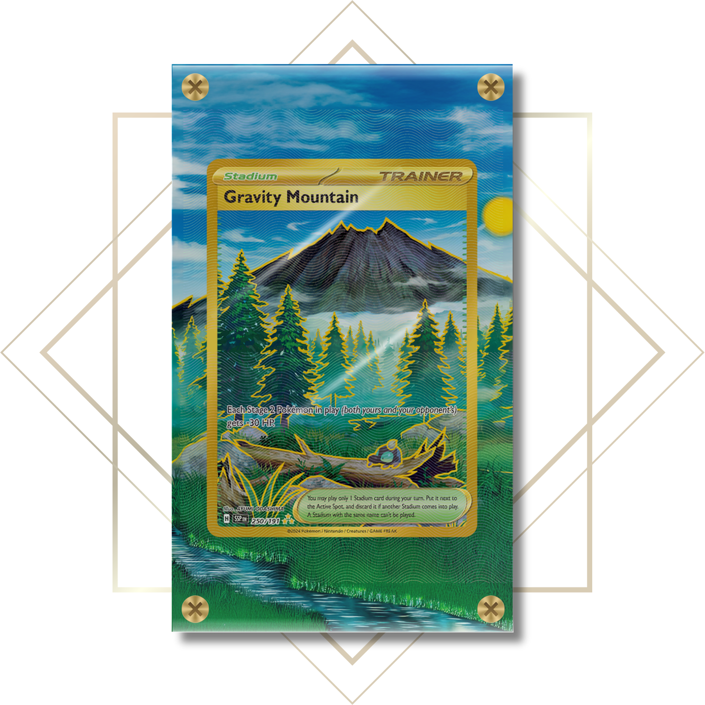 Gravity Mountain #250/191: Extended Art Frame
