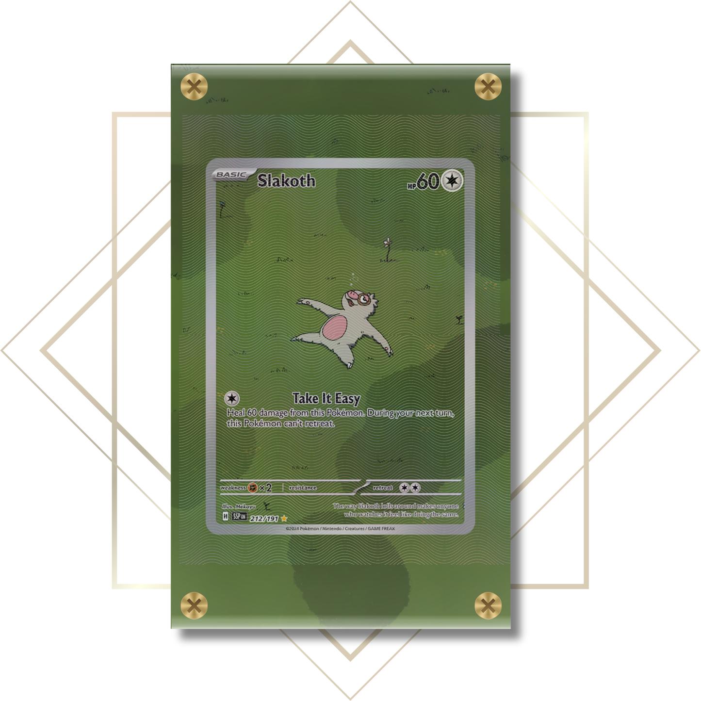 Slakoth #212/191: Extended Art Frame