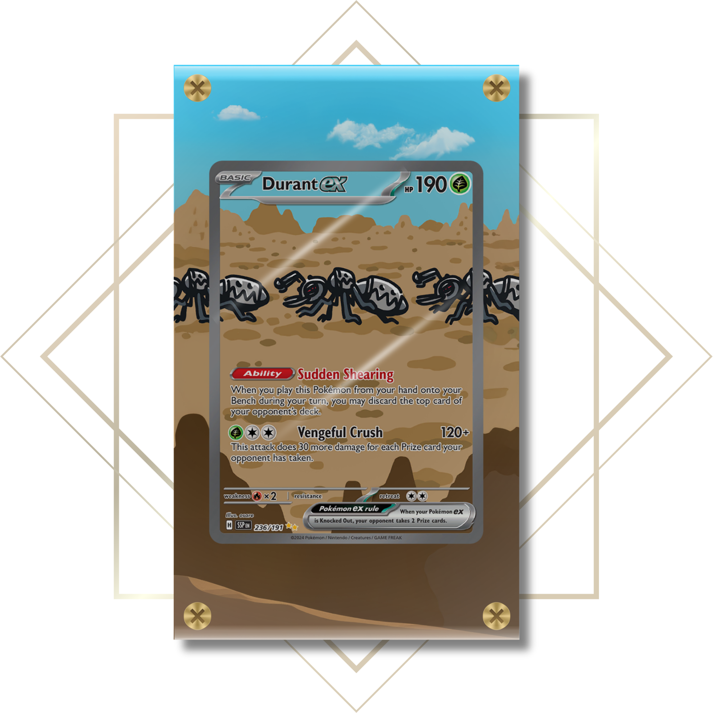 Durant ex #236/191: Extended Art Frame