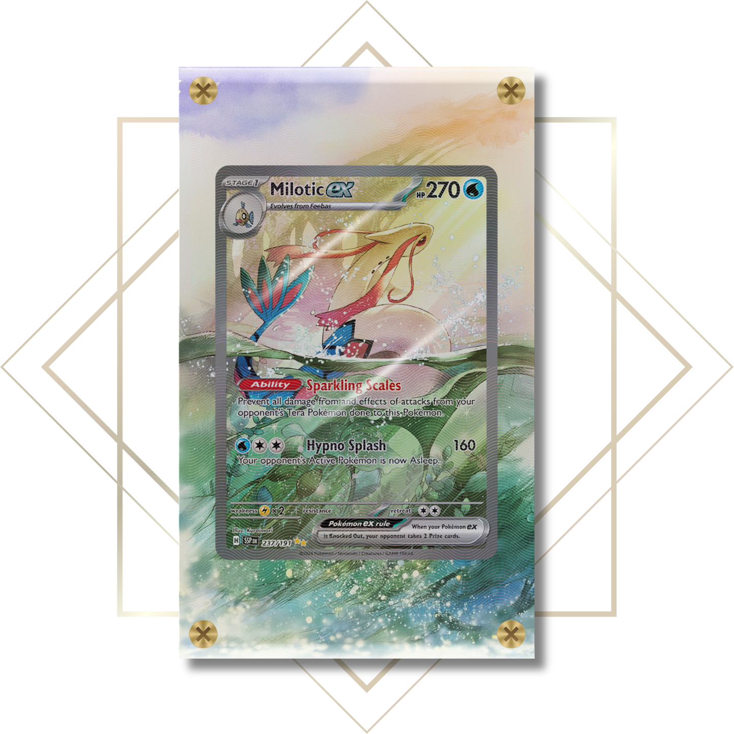 Milotic ex #237/191: Extended Art Frame