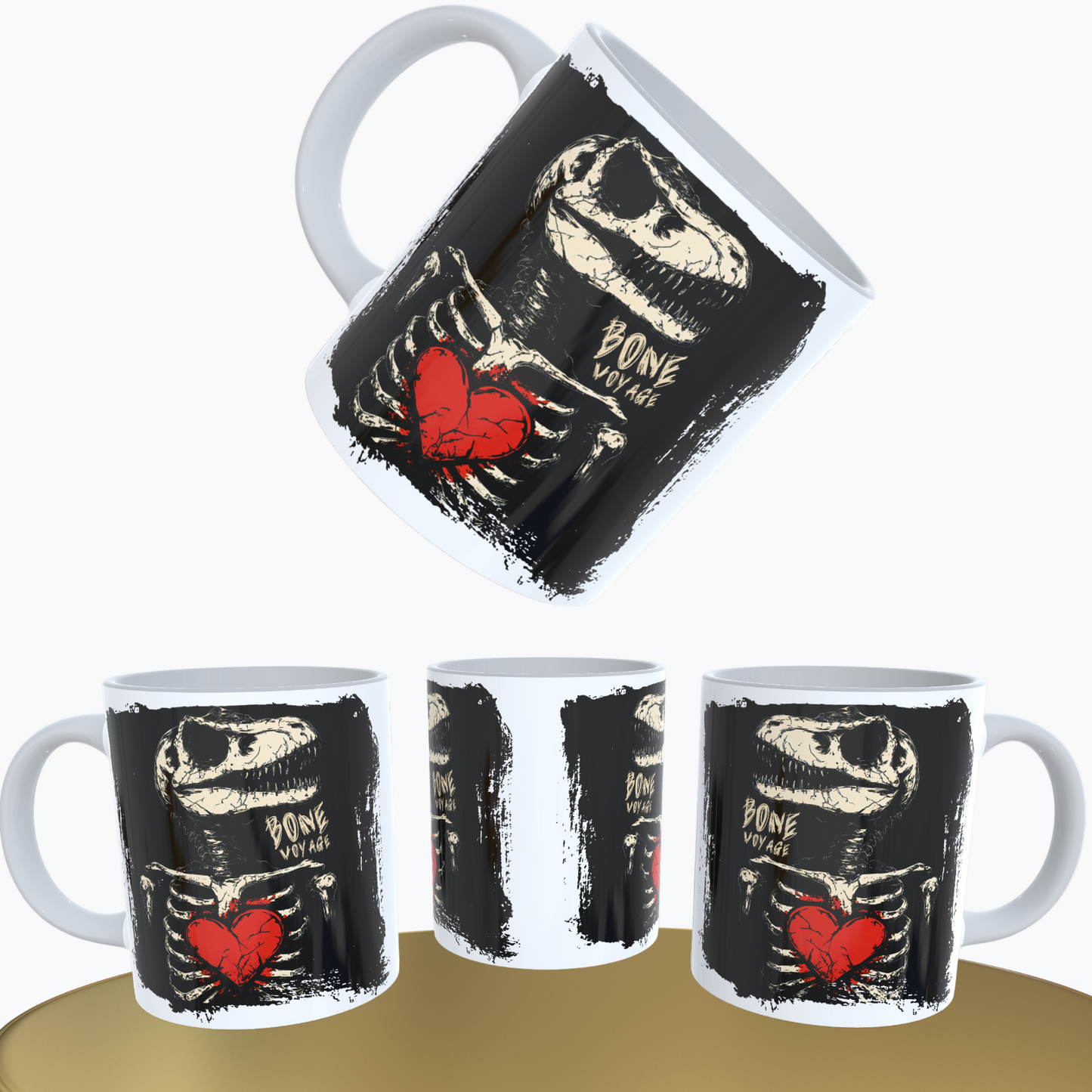 Hearts & Bones Mug