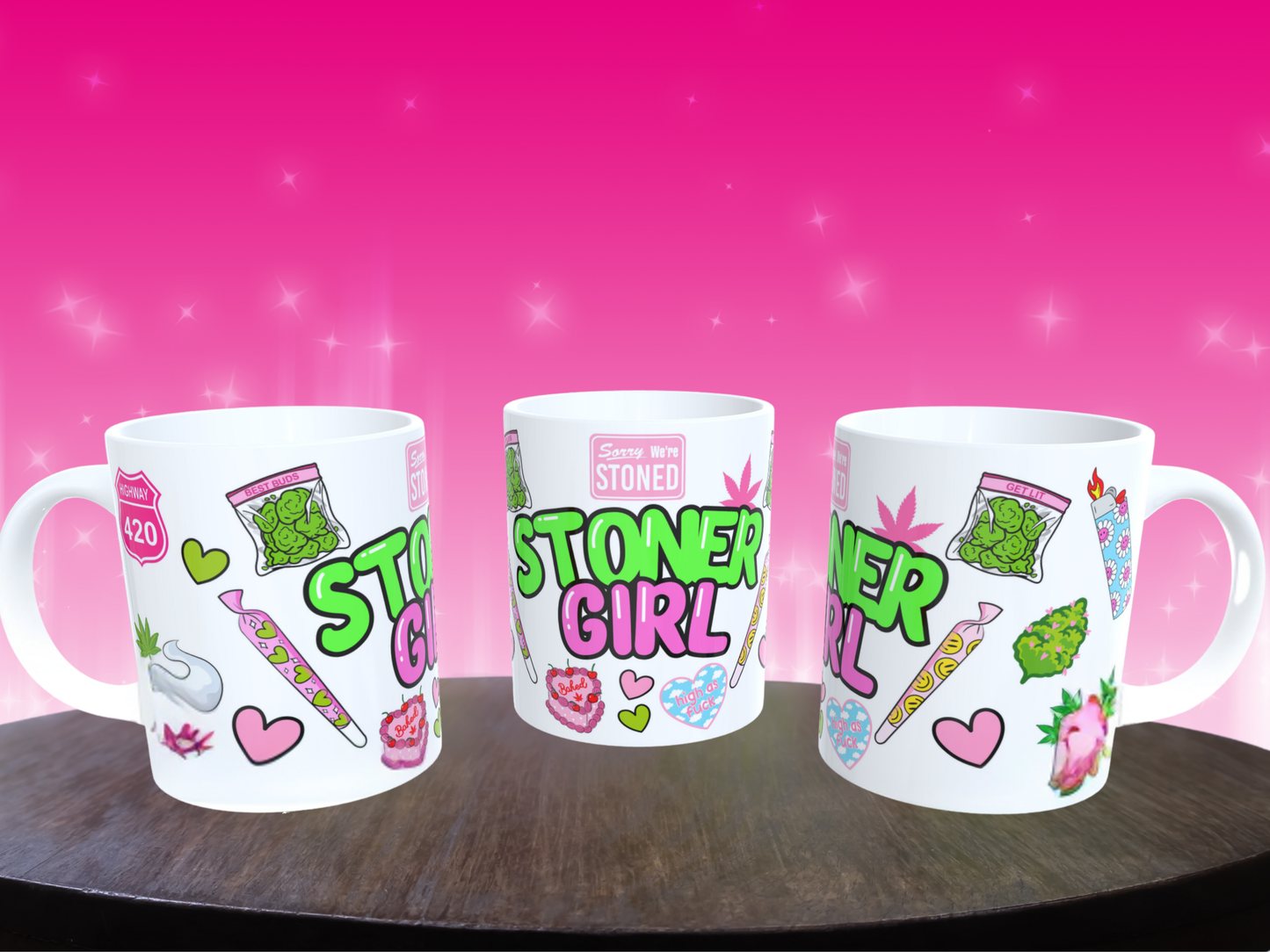 Stoner Girl Mug / Gift Set