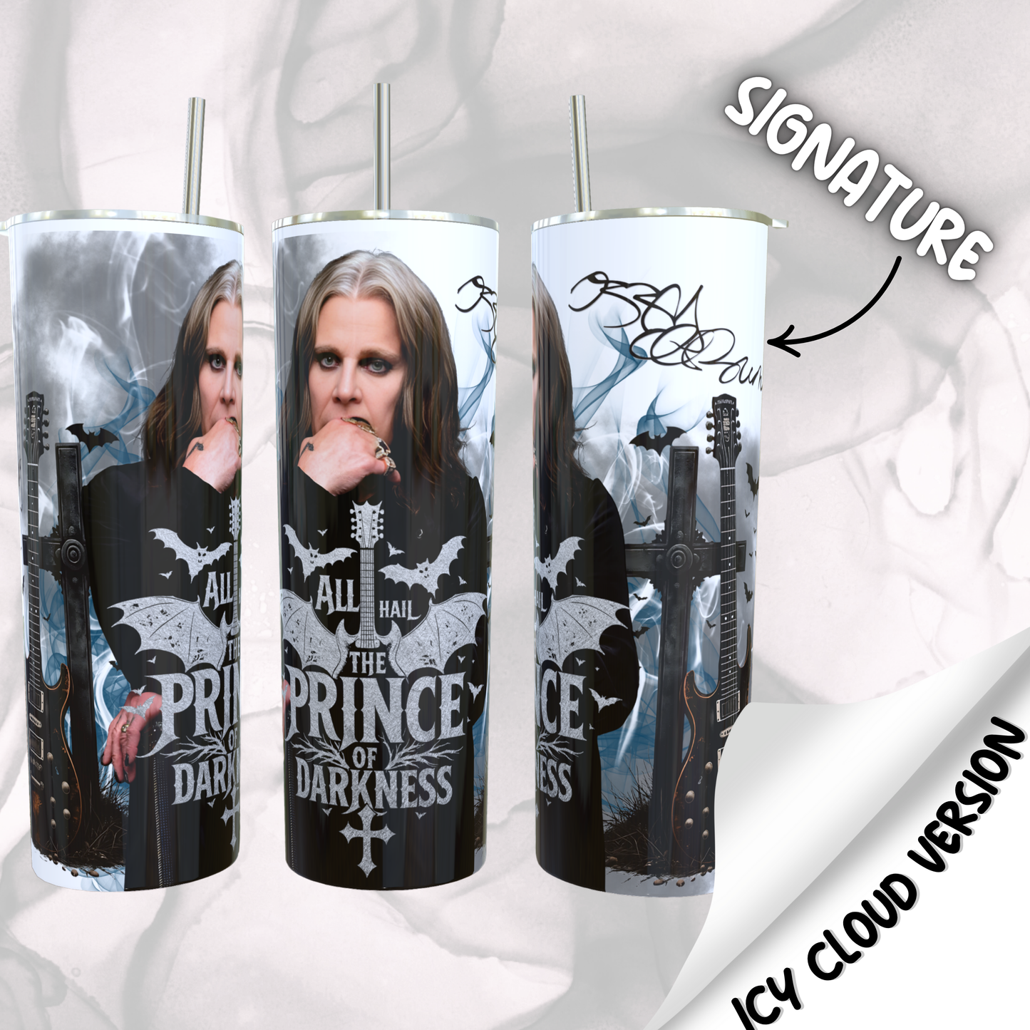Ozzy Prince of darkness SMOKE TUMBLER WRAP