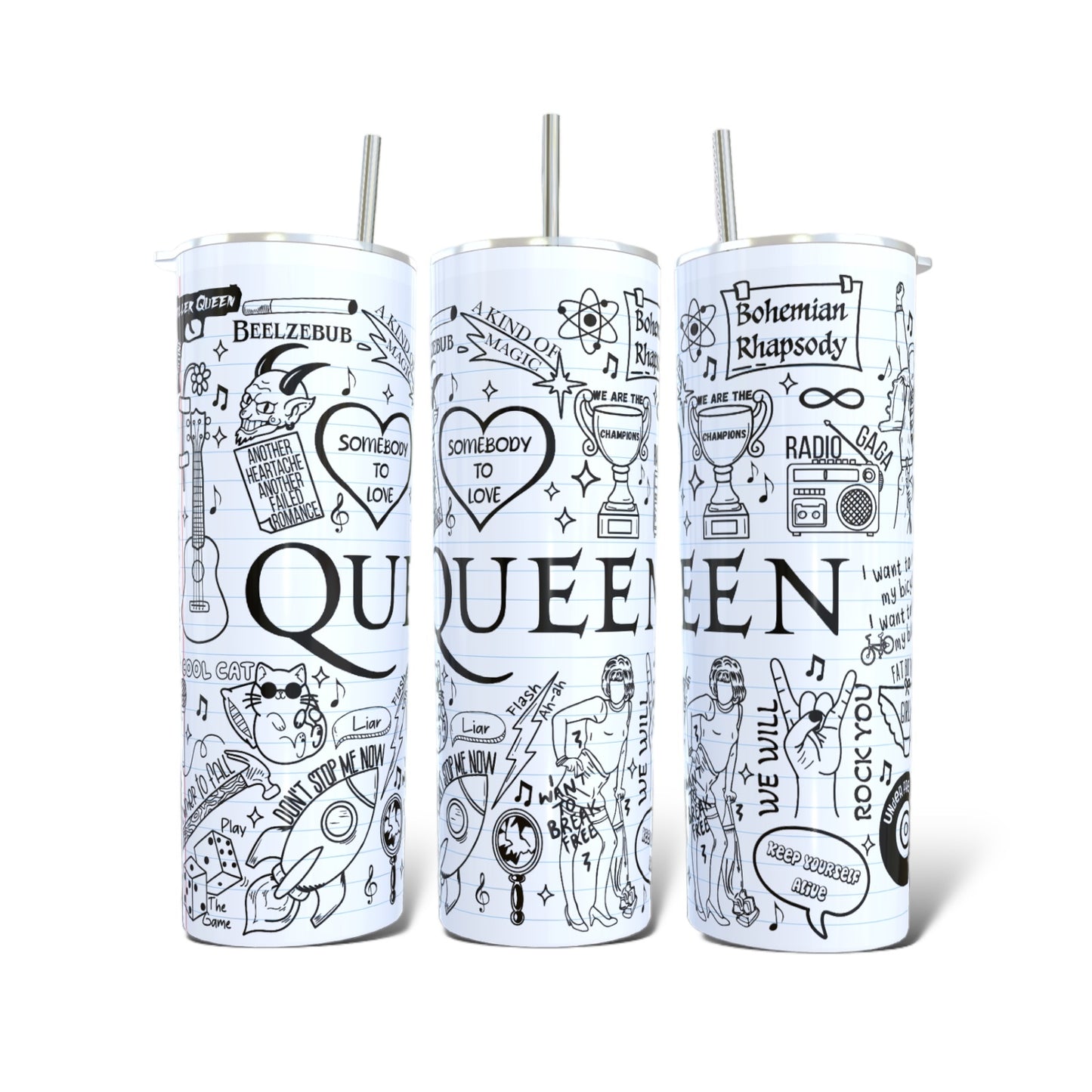 Queen Lyric Tumbler