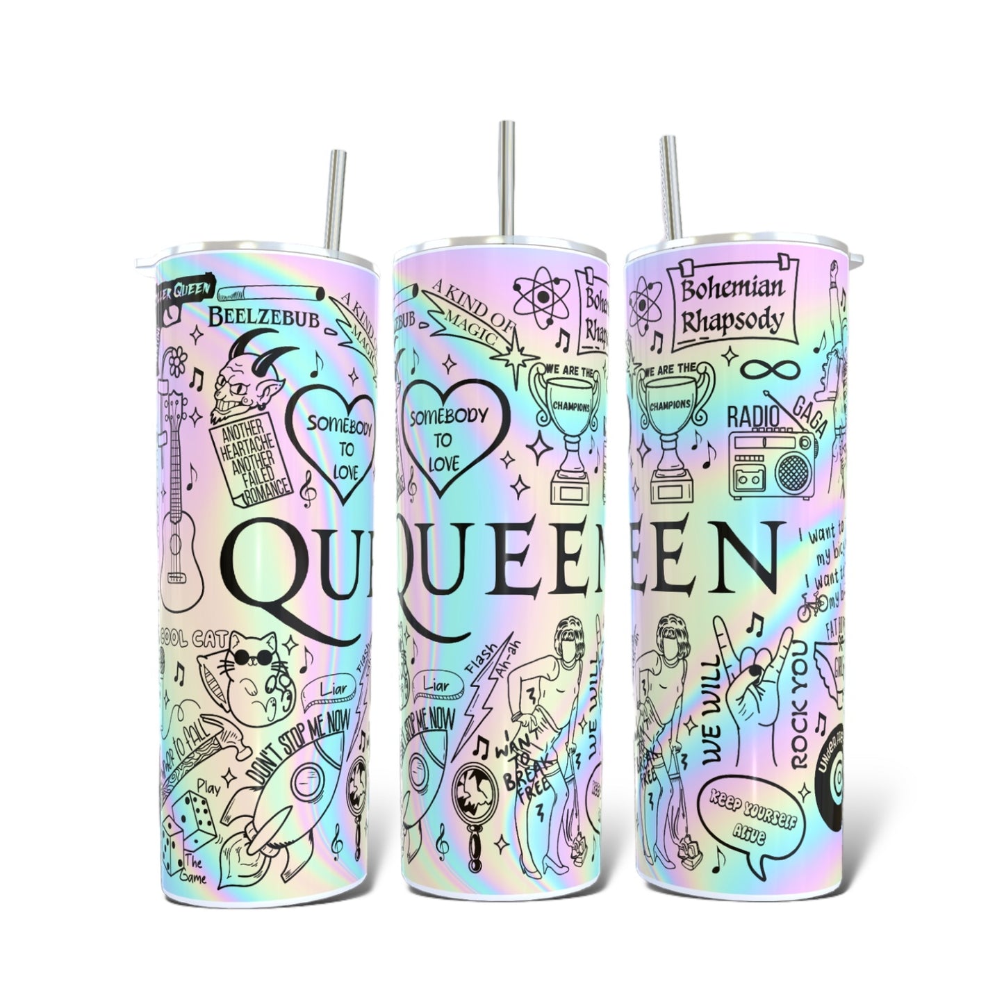Queen Lyric Tumbler