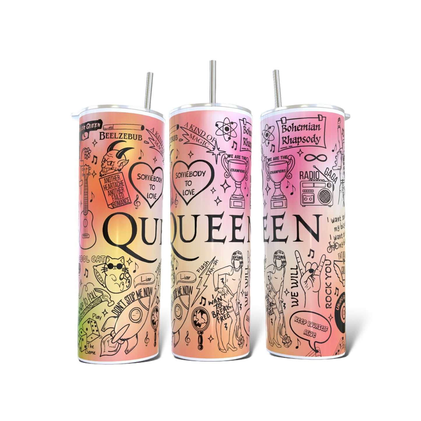 Queen Lyric Tumbler