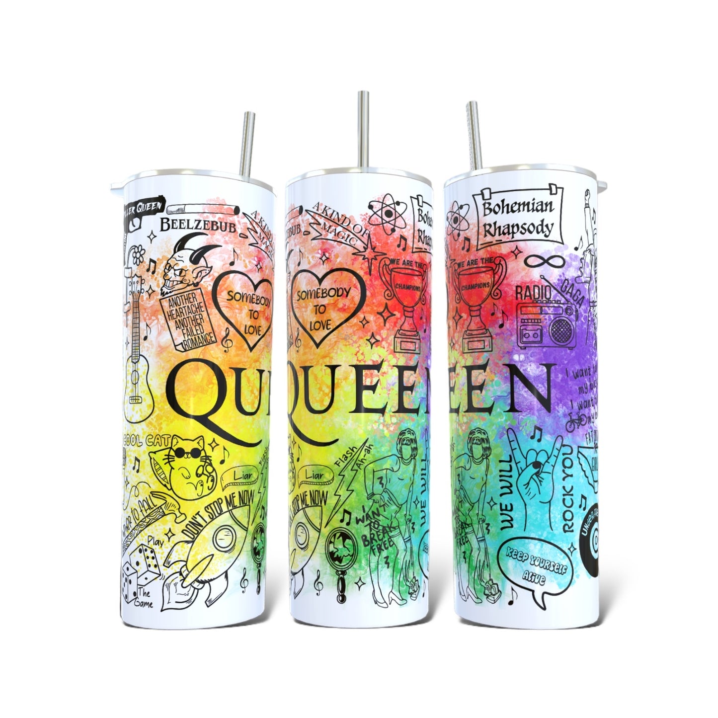 Queen Lyric Tumbler