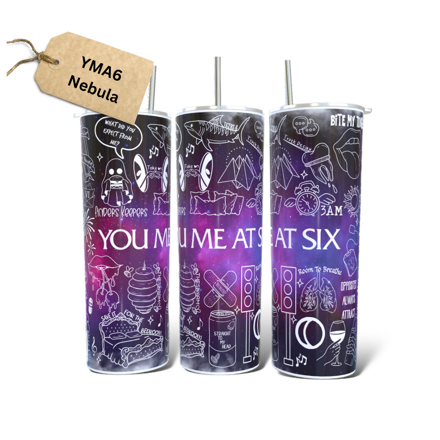 You Me At Six Lyric Tumbler