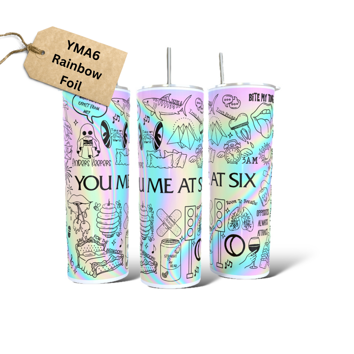 You Me At Six Lyric Tumbler