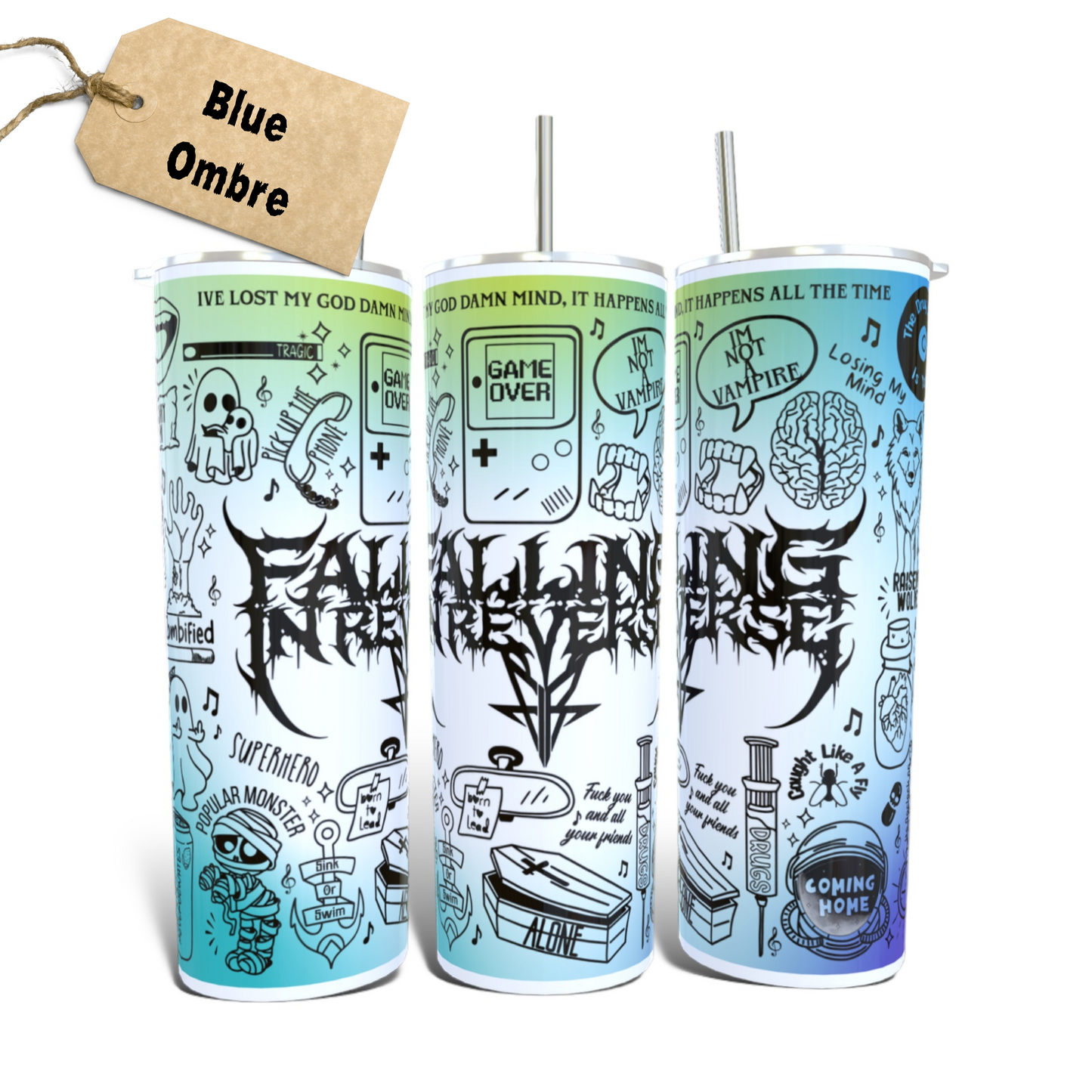 Falling Reverse Lyric Tumbler FIR
