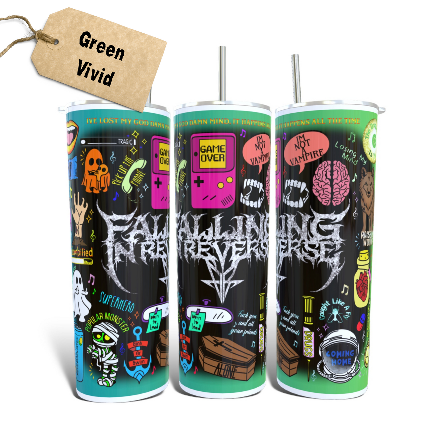 Falling Reverse Lyric Tumbler FIR