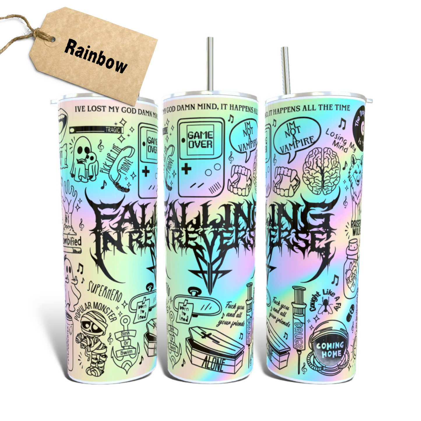 Falling Reverse Lyric Tumbler FIR