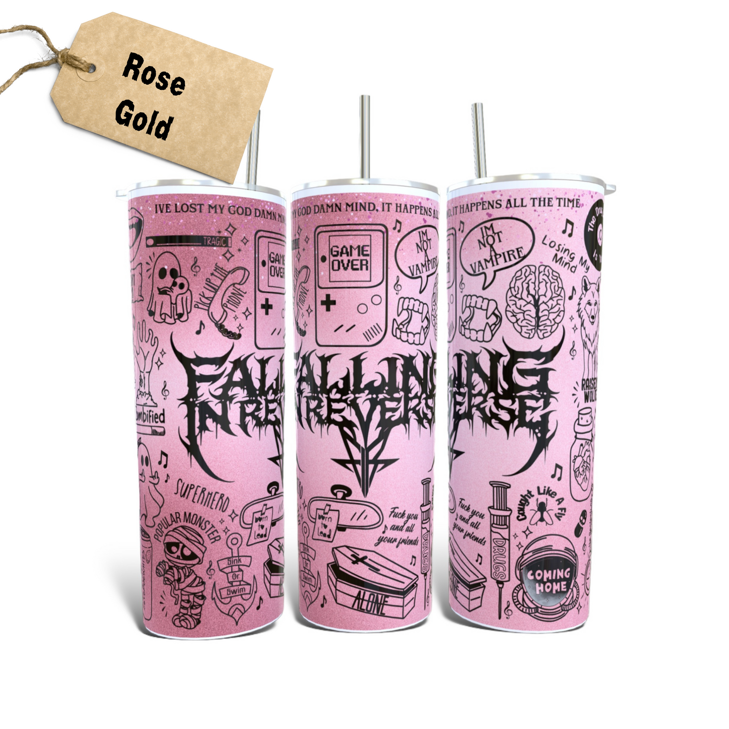 Falling Reverse Lyric Tumbler FIR