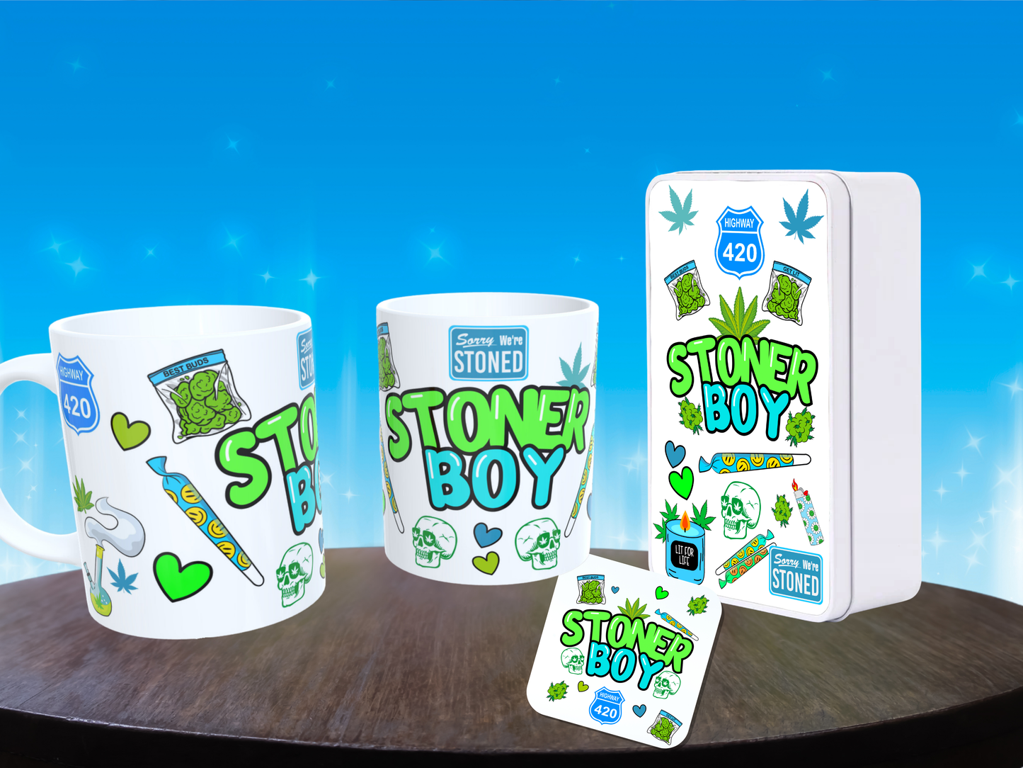Stoner Boy Mug / Gift Set