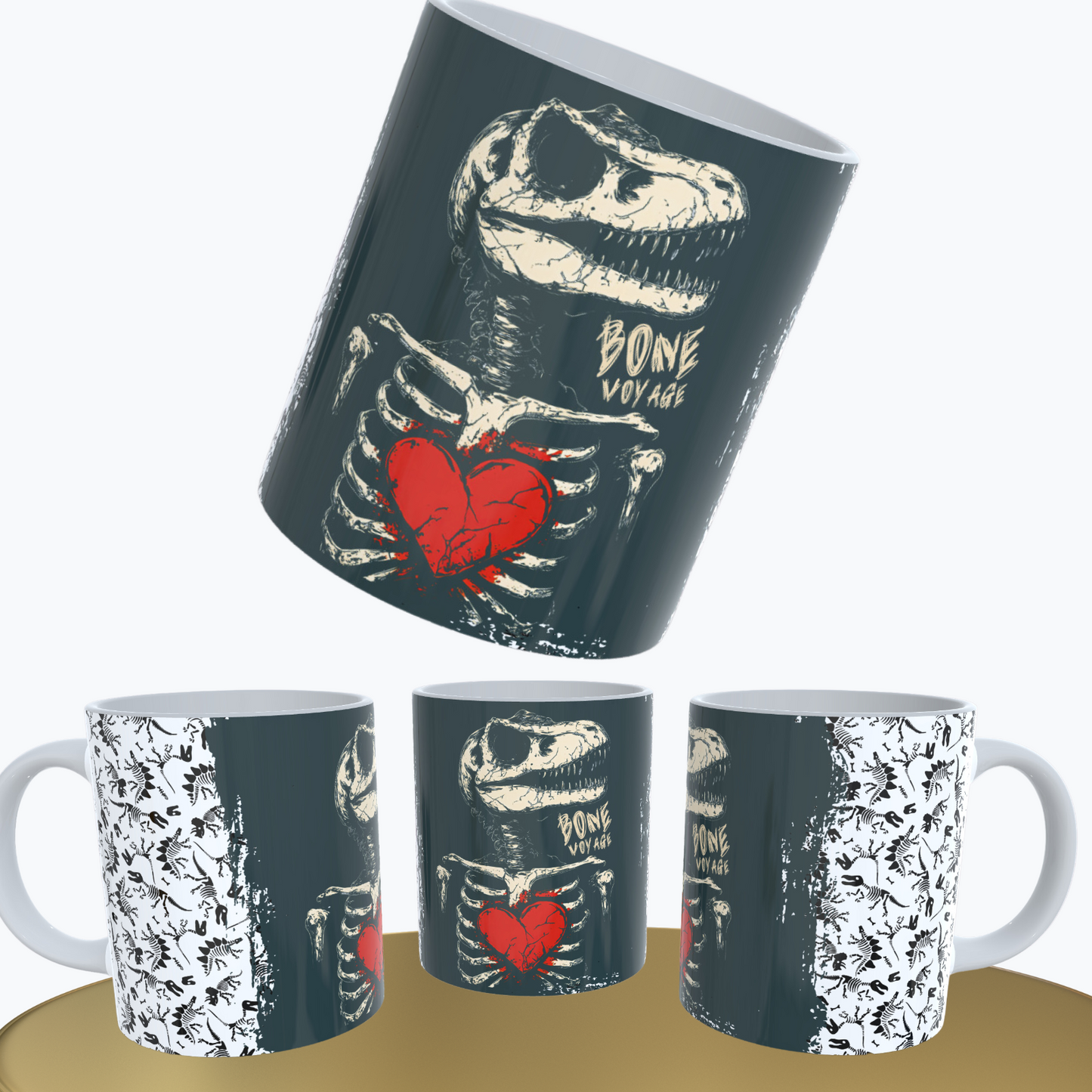 Hearts & Bones Mug