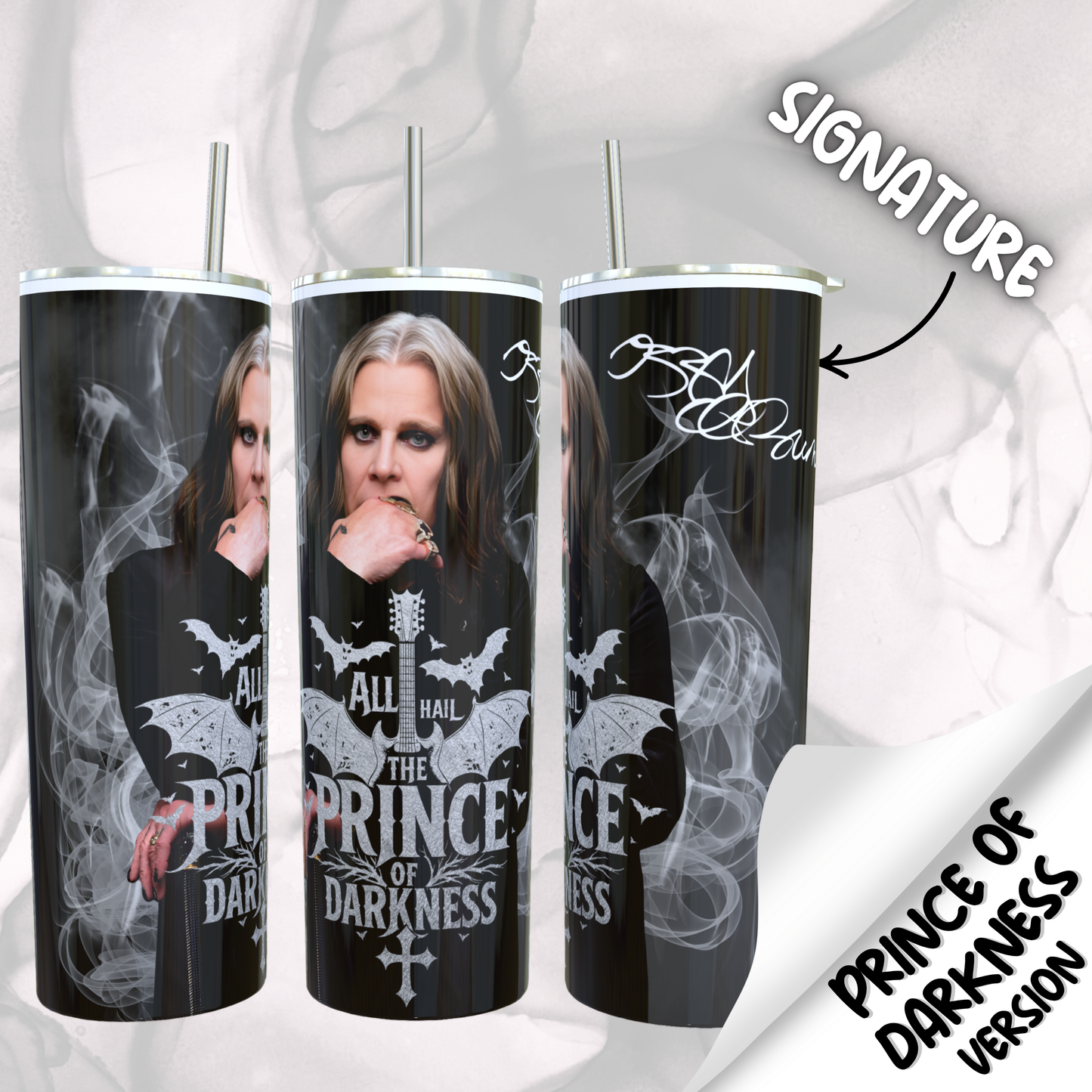 Ozzy Prince of darkness SMOKE TUMBLER WRAP