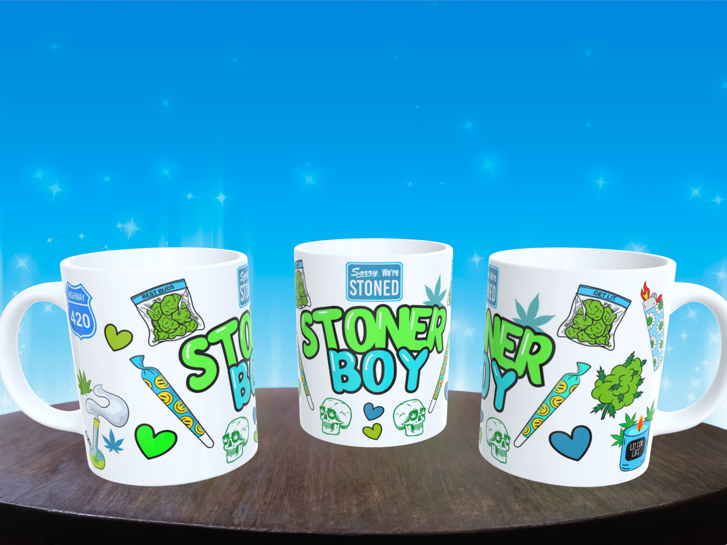 Stoner Boy Mug / Gift Set