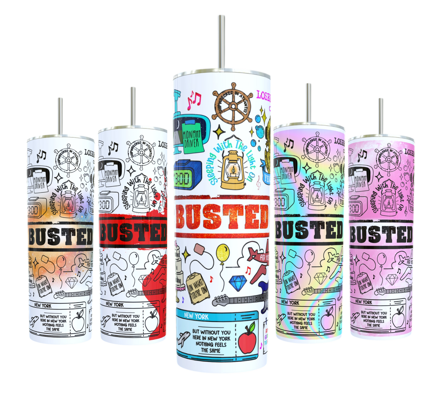 Busted Lyric Doodle Tumbler