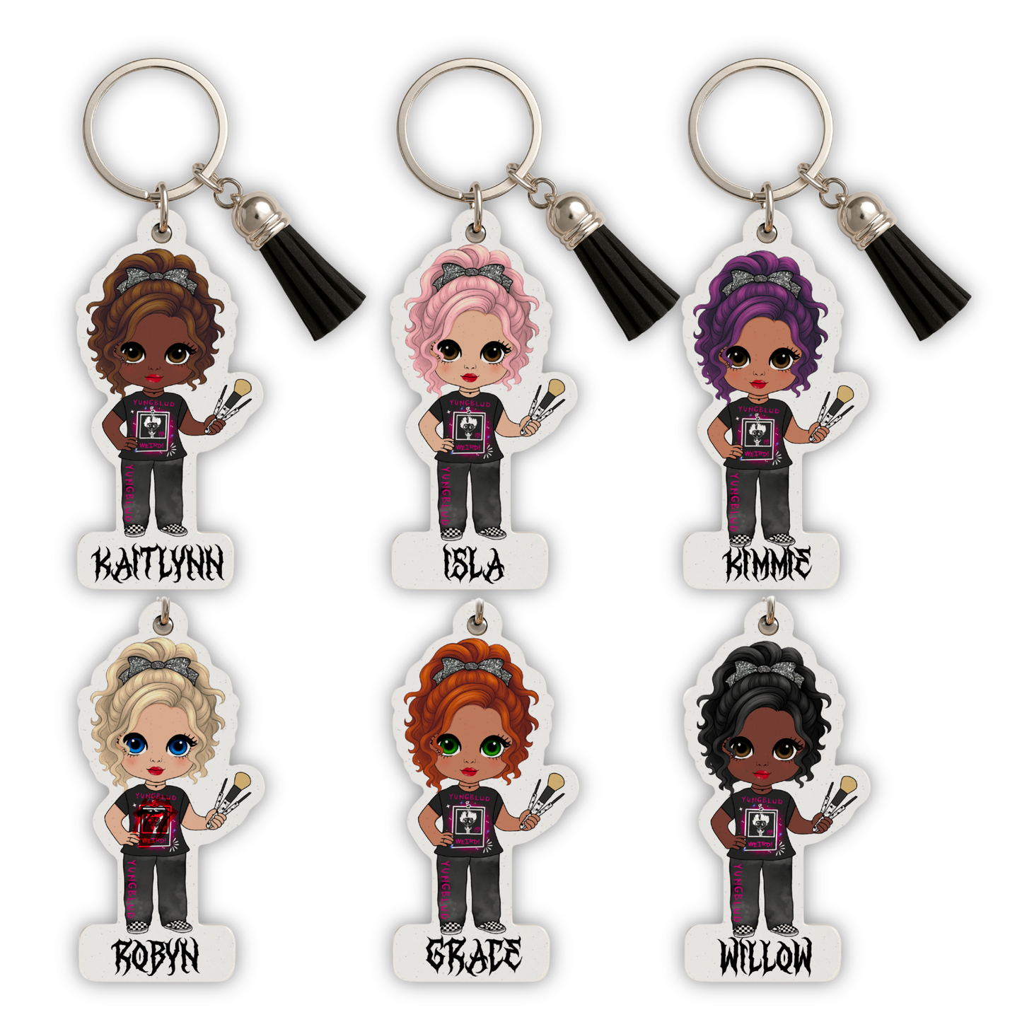 Dolly Band Keyring - Add your Name