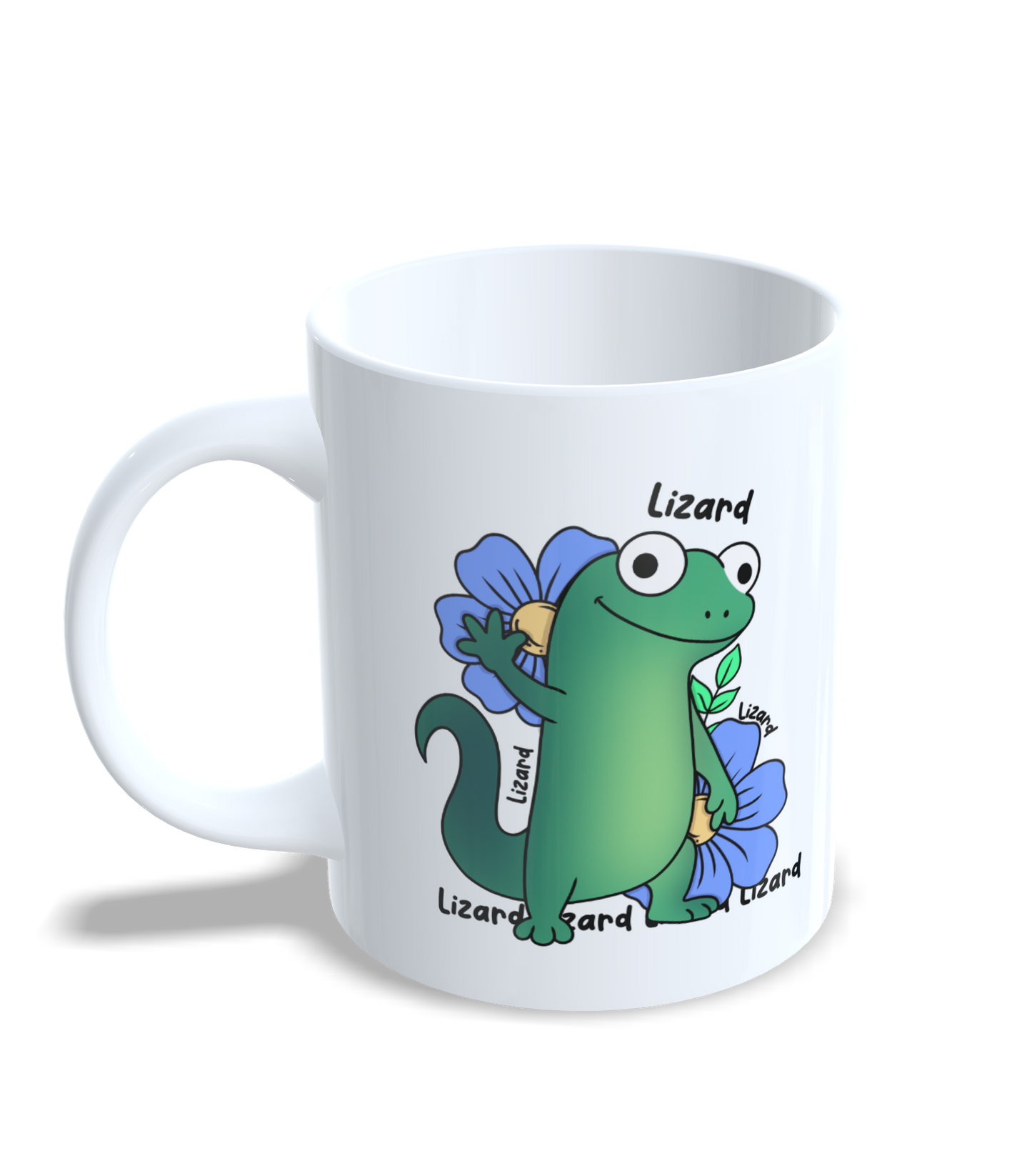 Lizard meme mug