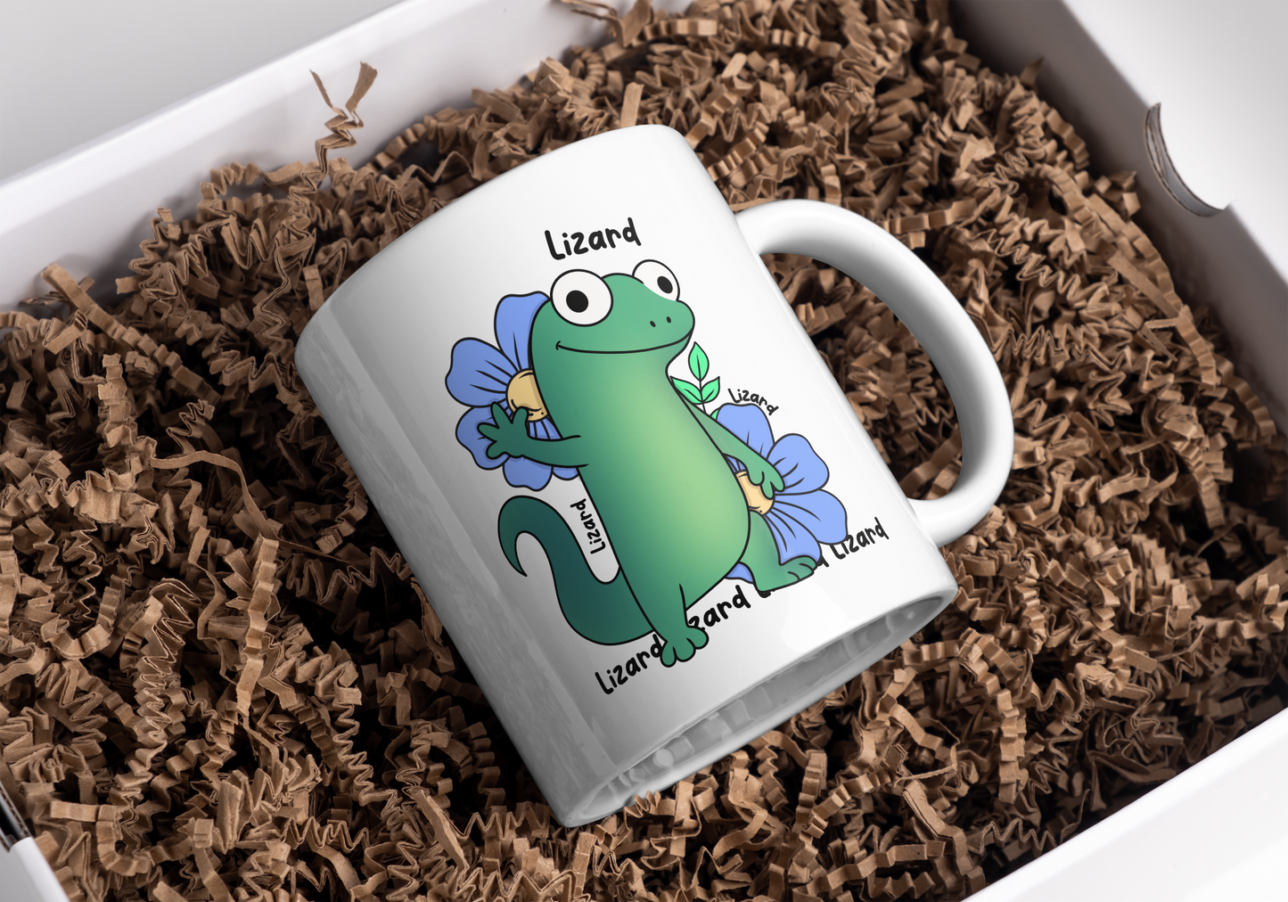 Lizard meme mug