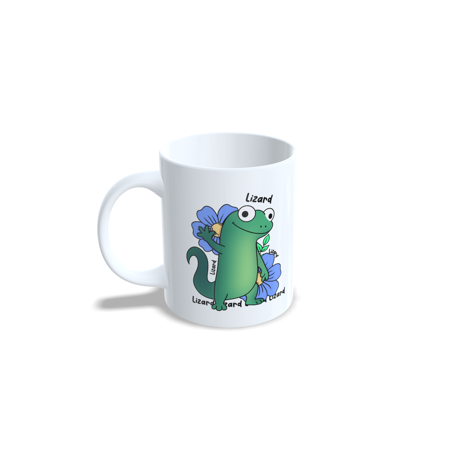 Lizard meme mug