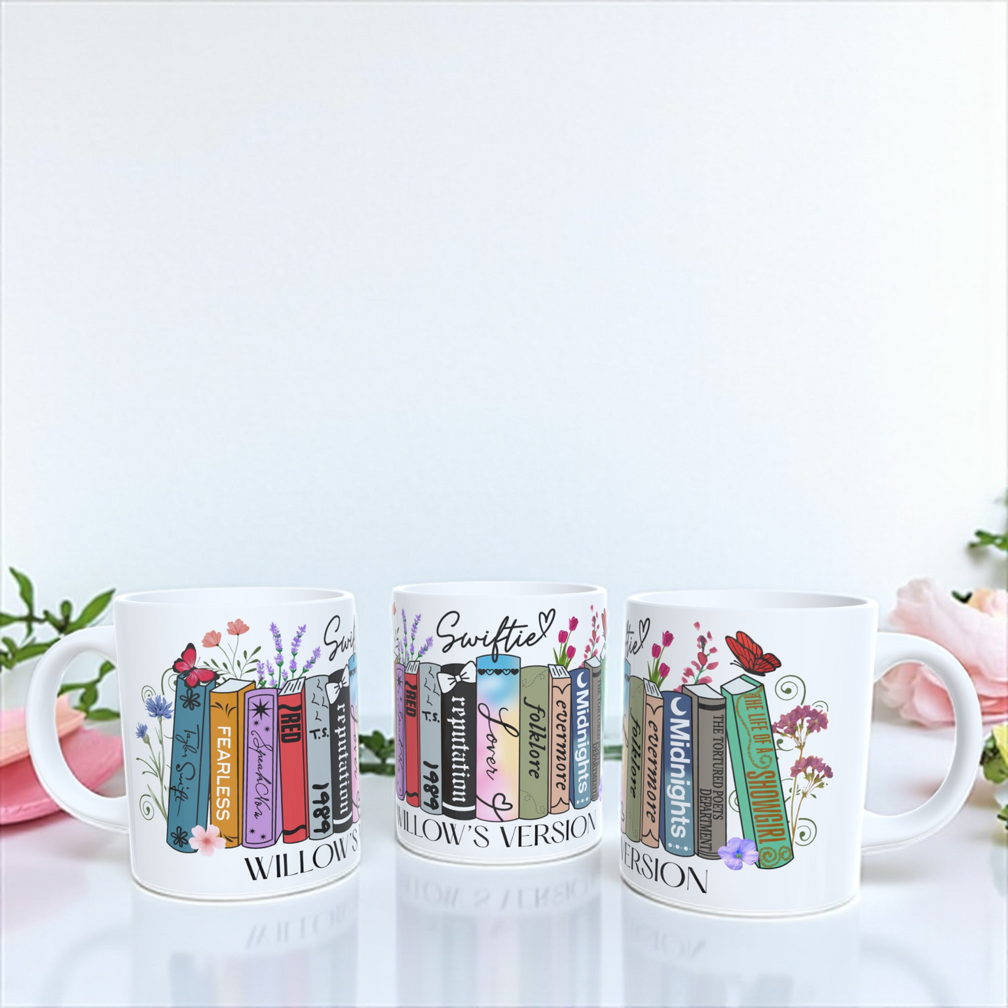 Swiftie album book mug