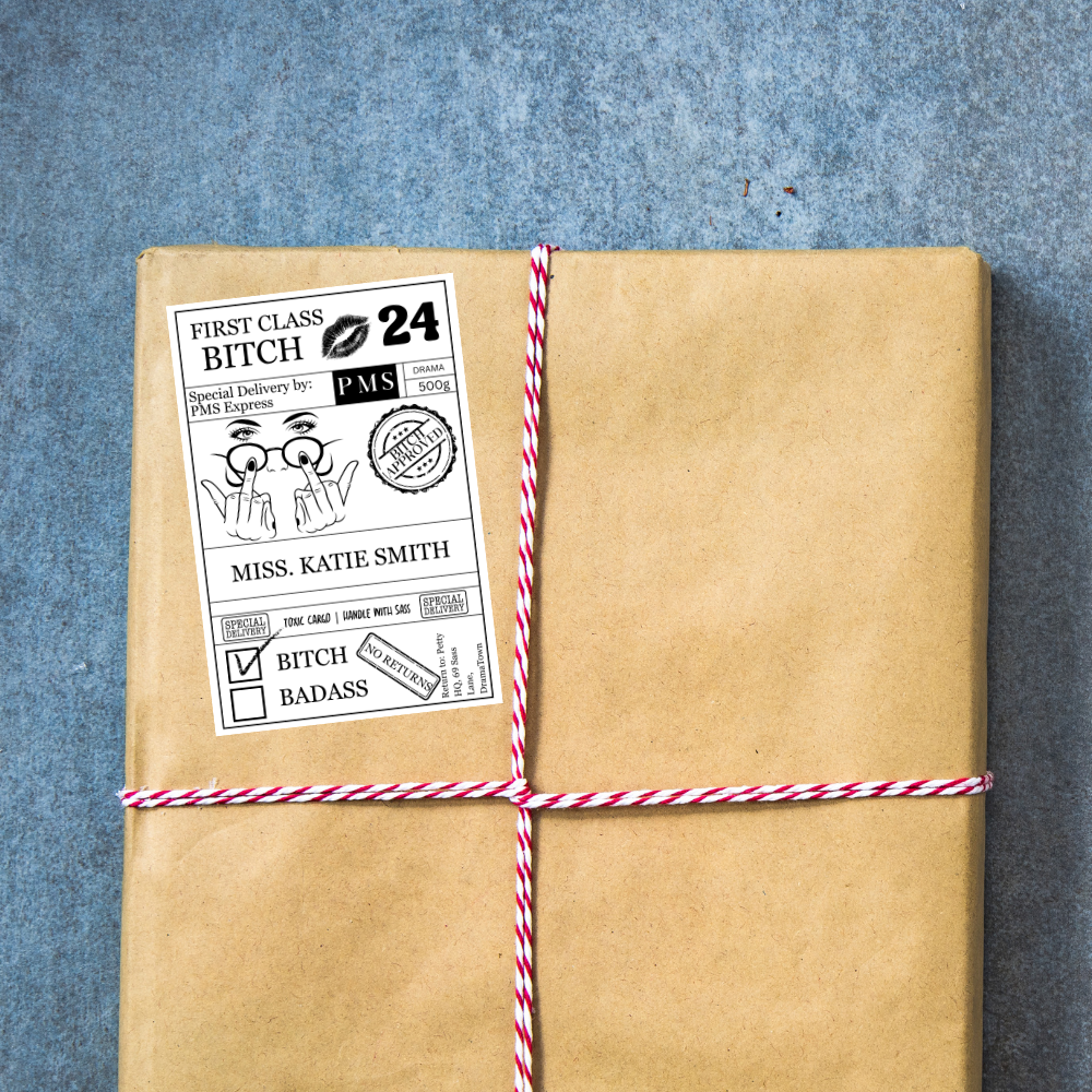 Sweary Postal Stickers | set of 12