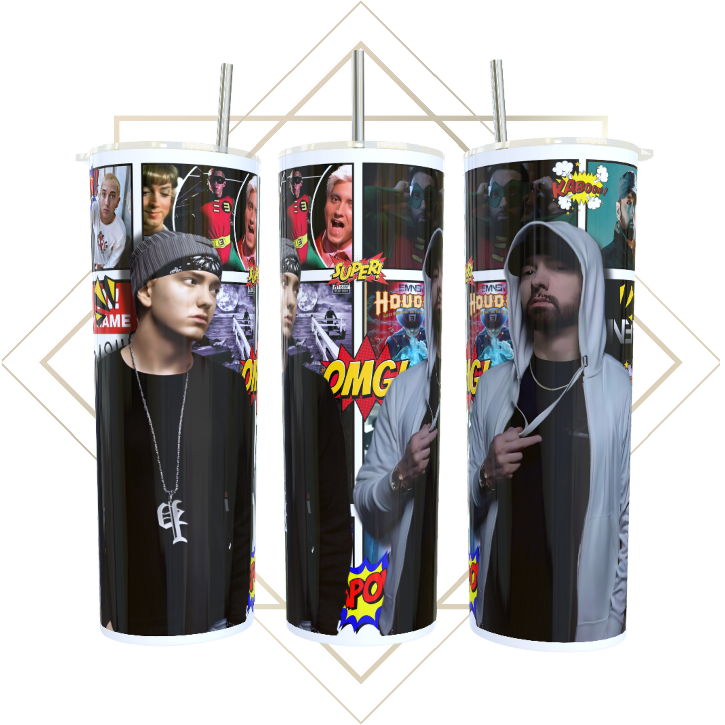 Eminem Comic Tumbler
