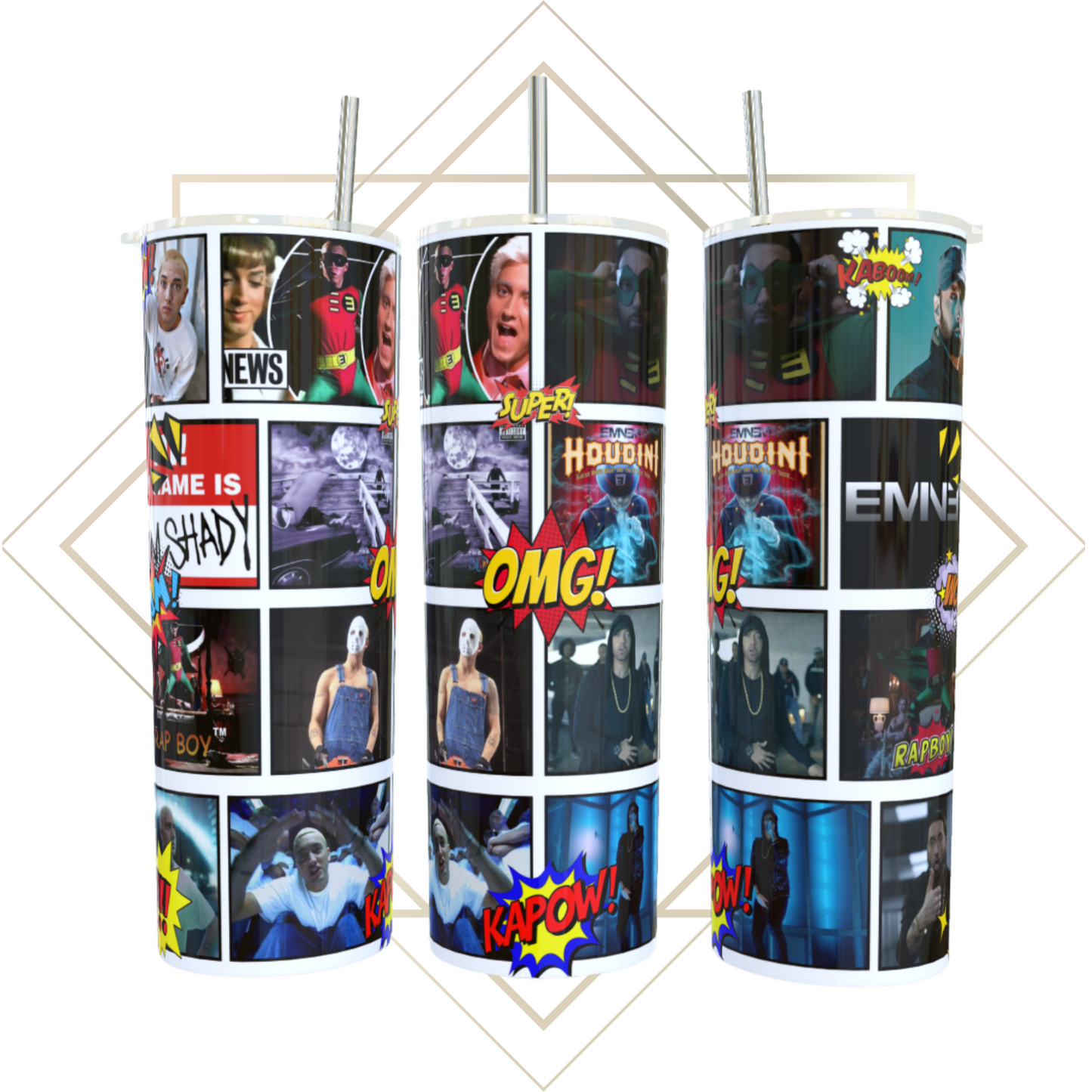 Eminem Comic Tumbler
