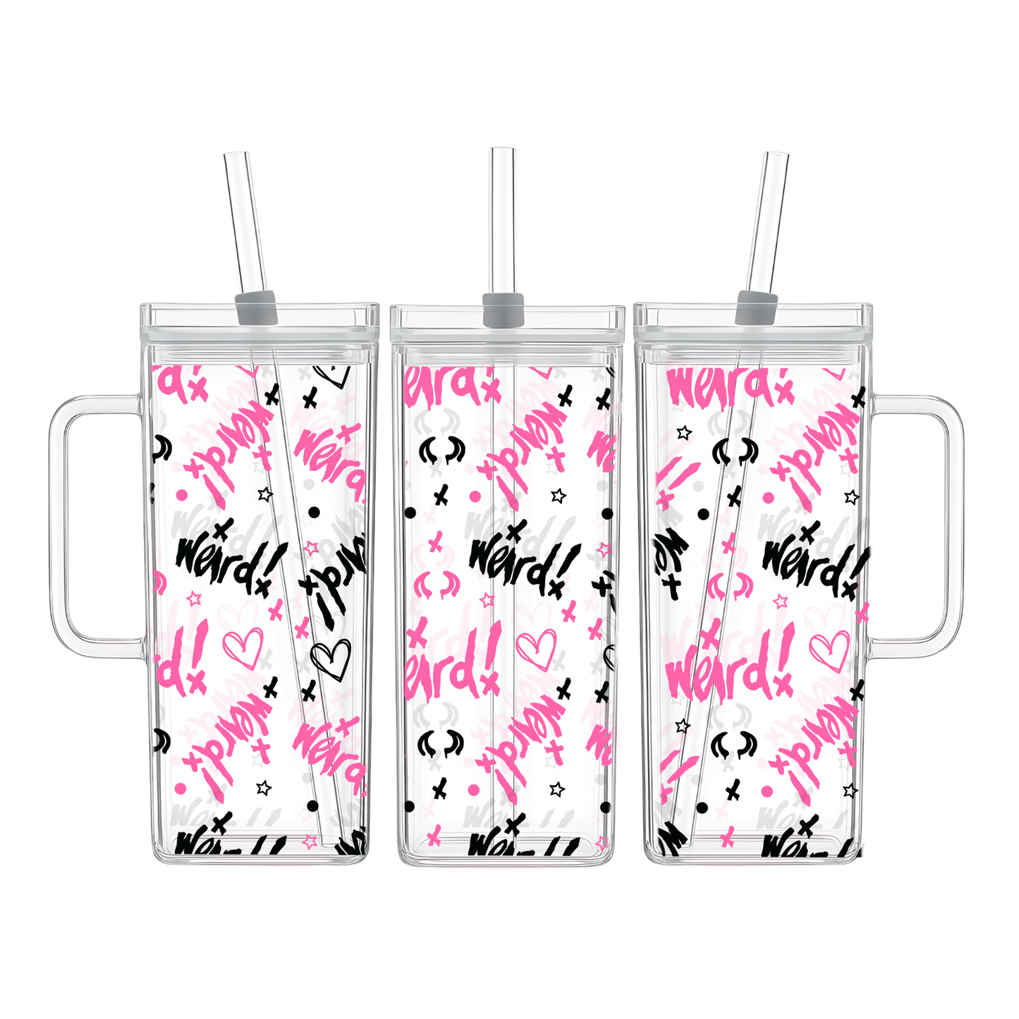 YungBlud Weird 400ML Drinking Glass *PREORDER*