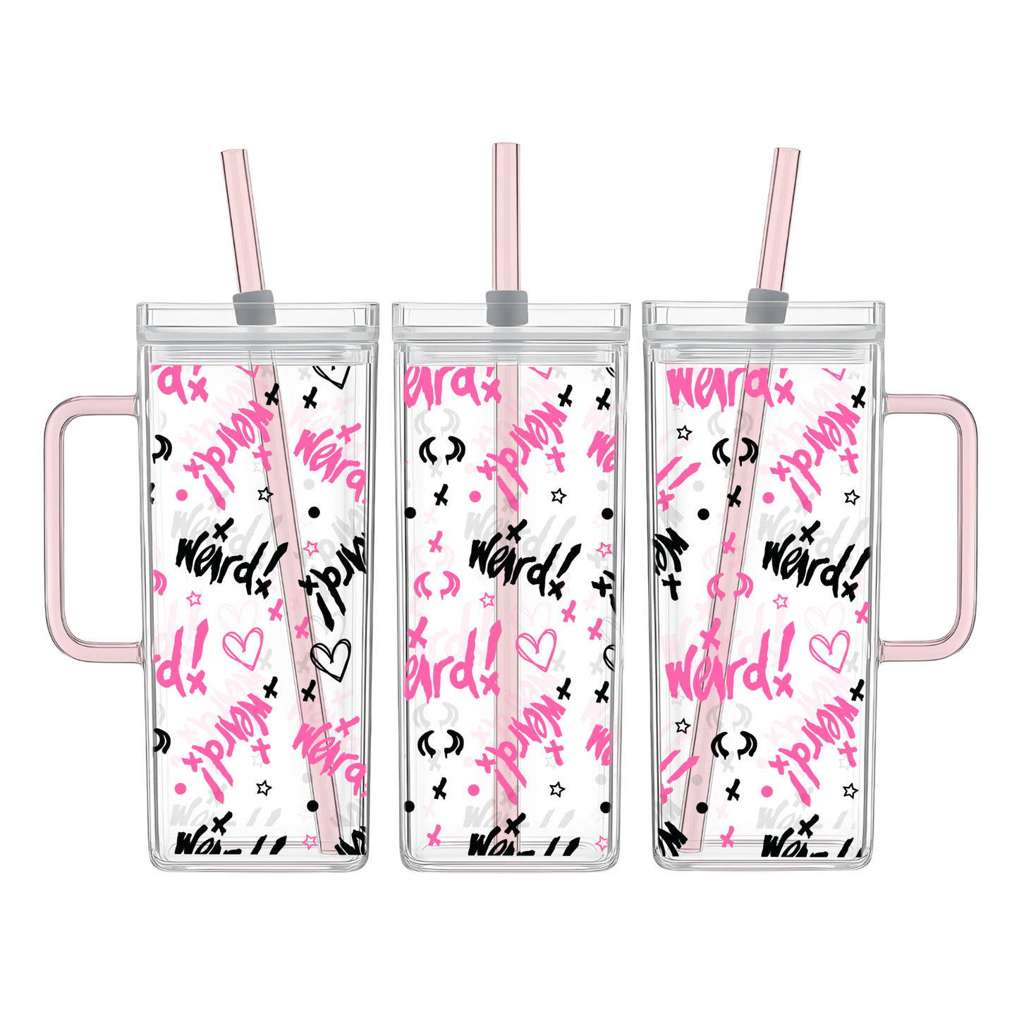 YungBlud Weird 400ML Drinking Glass *PREORDER*