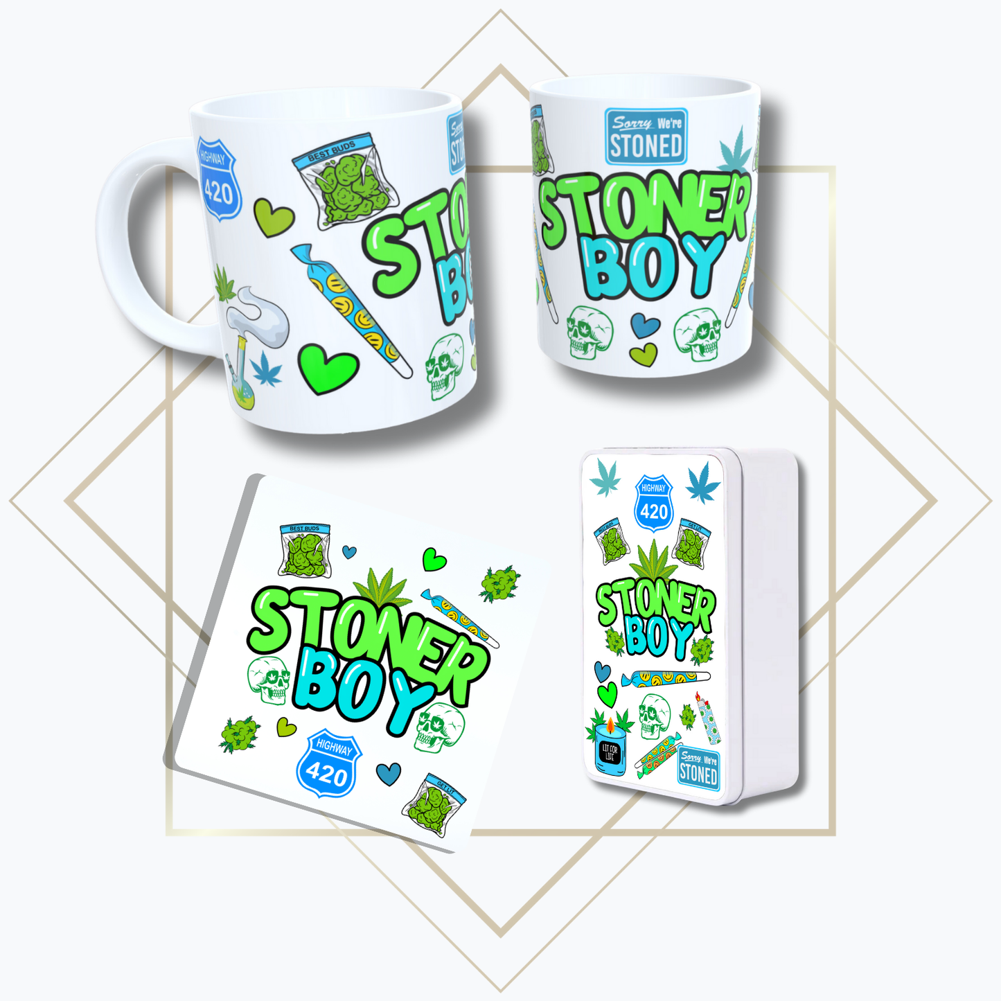 Stoner Boy Mug / Gift Set