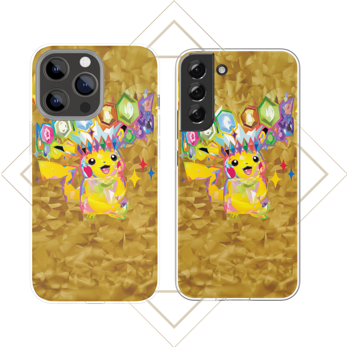 Gold Pika Infinity Phonecase