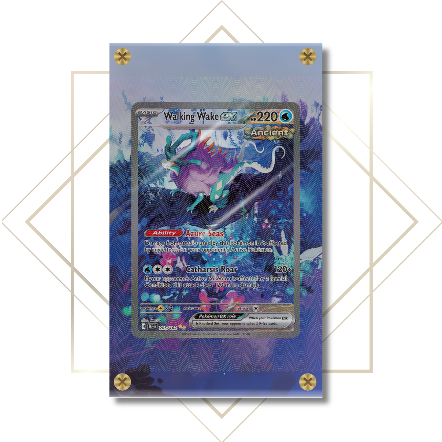 Walking Wake ex #205/162: Extended Art Frame