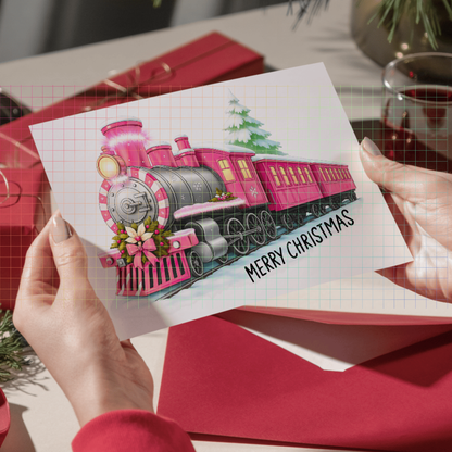 Christmas Steam Train  PNG