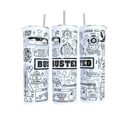 Busted Lyric Doodle Tumbler
