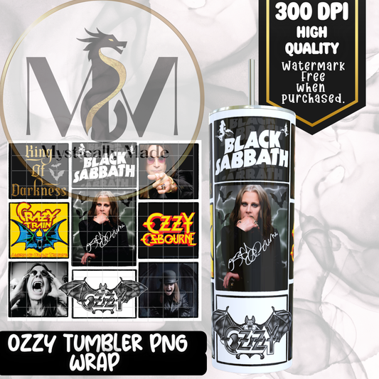 Ozzy VIVID COMIC  TUMBLER WRAP