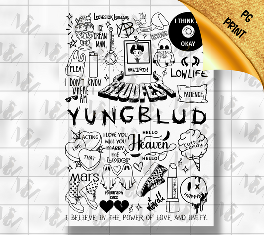 * PG * YungBlud Poster Prints