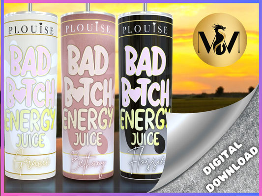 Bad B P.Loui inspired Tumbler PNG Digital Download