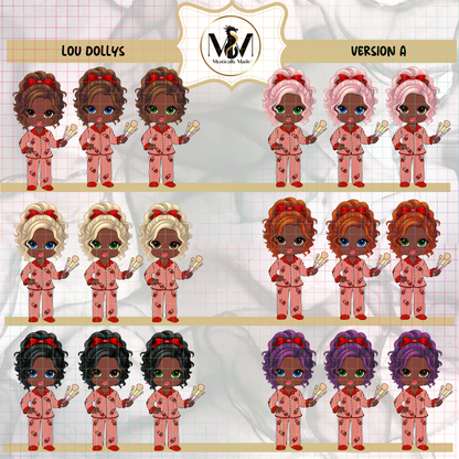 Lou Dolly Brush Bundle PNG